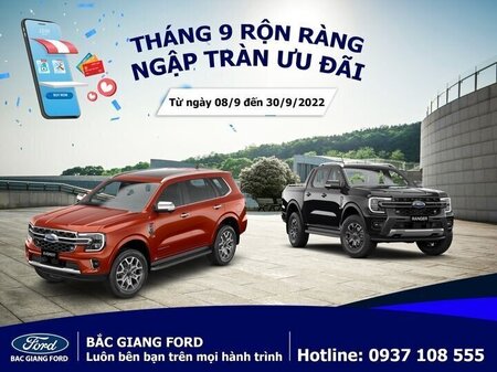 Chương trình khuyến mại tháng 9|Bắc Giang Ford