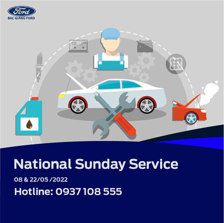 Chương trình Sunday service tháng 5 với nhiều ưu đãi hấp dẫn