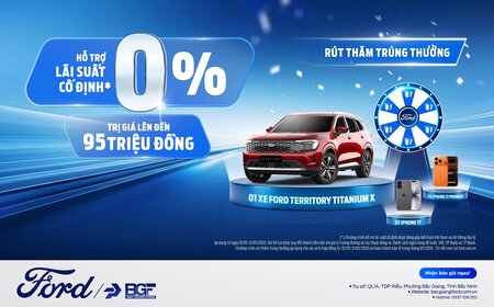 CƠ HỘI VÀNG ĐỂ SỞ HỮU XE FORD TRONG THÁNG 5