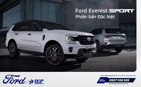 Ford Everest thêm bản Sport đặc biệt, giá 1,199 tỷ đồng