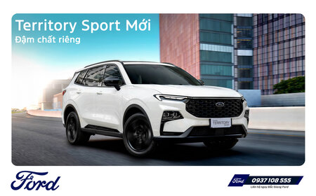 FORD TERRITORY SPORT 2024: SUV THỂ THAO GIÁ CHỈ 909 TRIỆU ĐỒNG