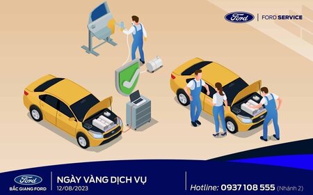 HÈ RỘN RÀNG CÙNG “NGÀY VÀNG DỊCH VỤ” TẠI BẮC GIANG FORD