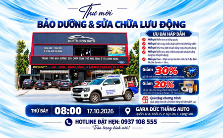 MOBILE SERVICE LẠNG SƠN – CHĂM XE CHUẨN FORD, NHẬN NGAY ƯU ĐÃI!