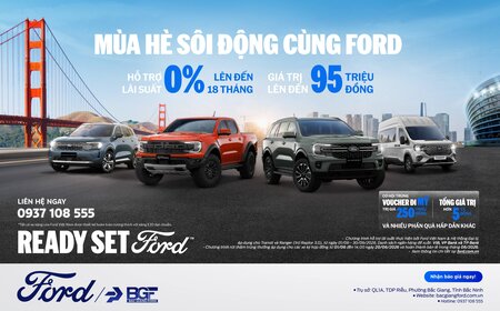 MÙA HÈ SÔI ĐỘNG CÙNG FORD - MUA XE LÀ CÓ QUÀ