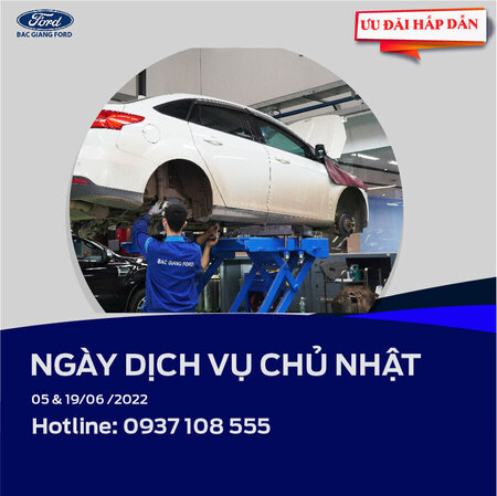 NGÀY DỊCH VỤ CHỦ NHẬT THÁNG 6 05&19/6/2022