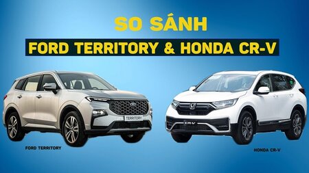 So sánh trang bị nội, ngoại thất của Ford Territory và Honda CR-V