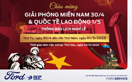 THÔNG BÁO LỊCH NGHỈ LỄ GIẢI PHÓNG MIỀN NAM & QUỐC TẾ LAO ĐỘNG NĂM 2025
