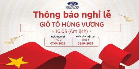 THÔNG BÁO LỊCH NGHỈ LỄ GIỖ TỔ HÙNG VƯƠNG