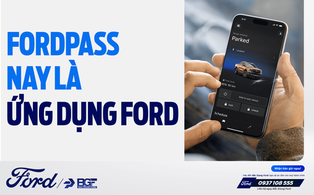 ỨNG DỤNG FORDPASS CHÍNH THỨC ĐỔI TÊN THÀNH “ỨNG DỤNG FORD”