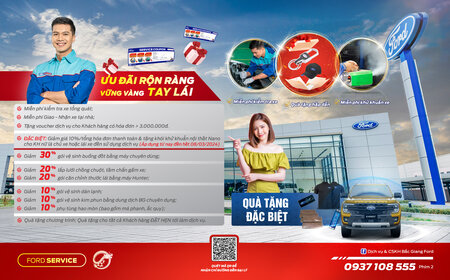 ƯU ĐÃI RỘN RÀNG - VỮNG VÀNG TAY LÁI